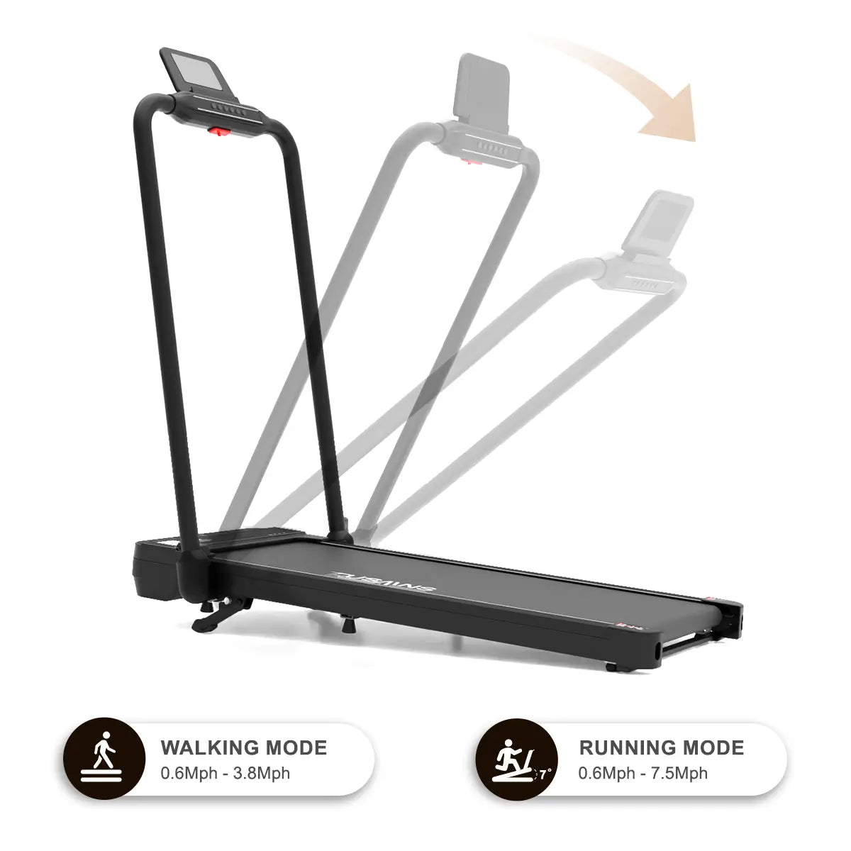 FIT-7S | 2-in-1 Folding Treadmill with Incline