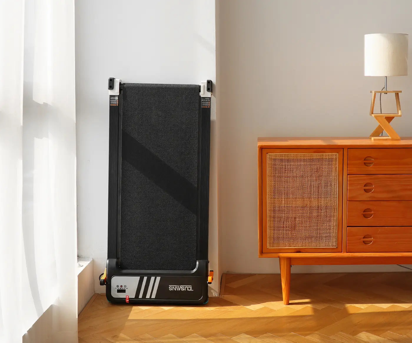 Tousains compact treadmill for small spaces