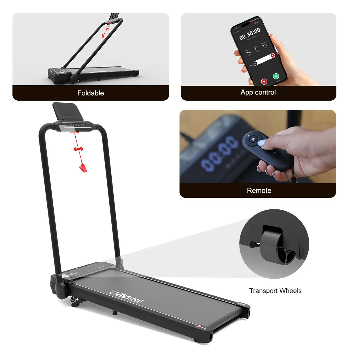 FIT-7S | 2-in-1 Folding Treadmill with Incline
