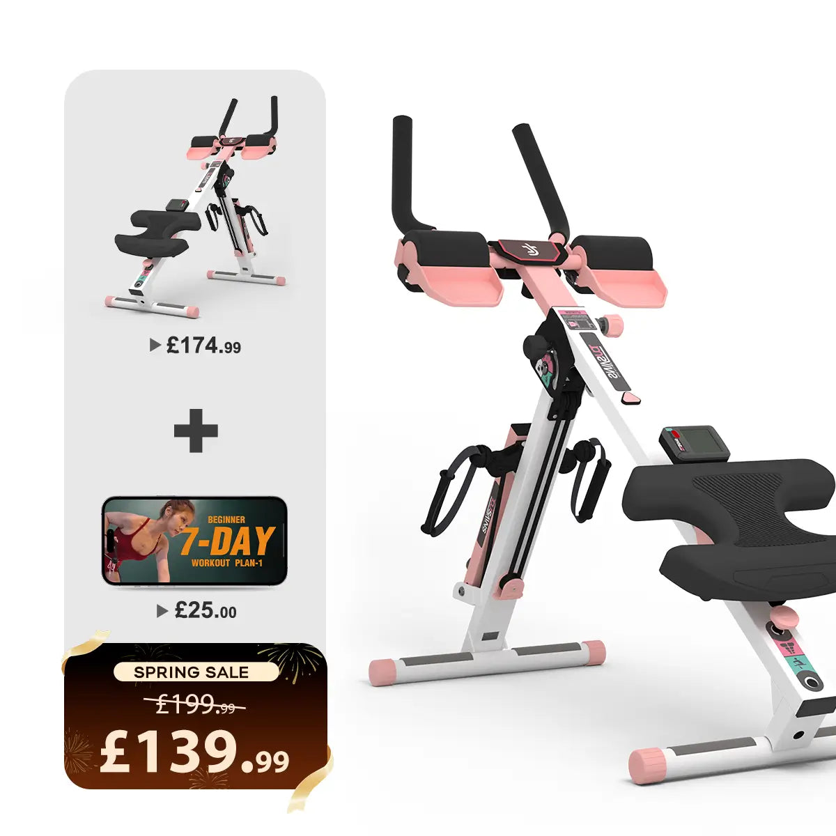 3 in 1 Small Home Fitness Equipment | Full-body Toning