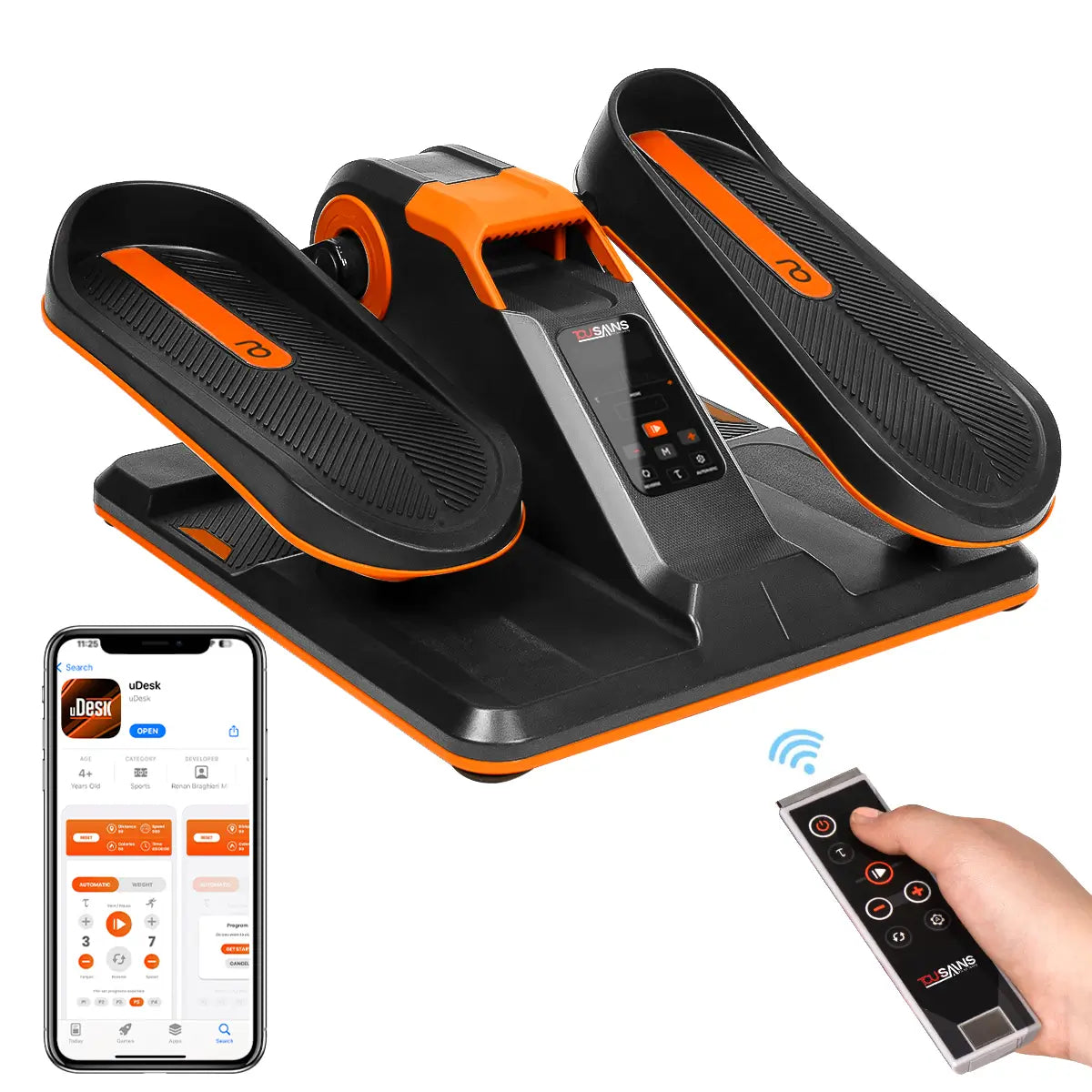 Tousains mini elliptical machine with app control