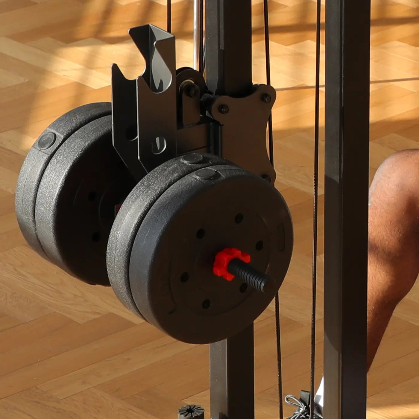 The max load capacity of Tousains Cable Machine CR63 is 330 lbs